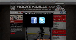 Desktop Screenshot of hockeyballe.com